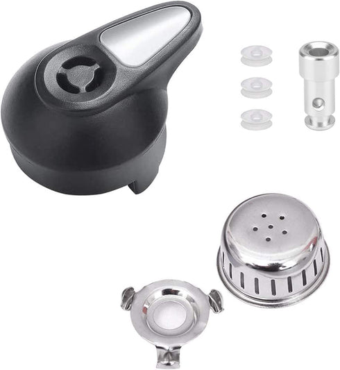 Steam Release Handle, Original Float Valve Replacement Parts with 3 Silicone Caps for Instant Pot LUX 5Qt, 6 Qt, IP-LUX50, IP-LUX60 Pressure Cooker Steam Vale by ZYLONE