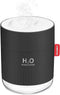 Portable Mini Humidifier, 500ml Small Cool Mist Humidifier, USB Personal Desktop Humidifier for Baby Bedroom Travel Office Home, Auto Shut-Off, 2 Mist Modes, Super Quiet (Black)