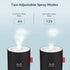 Portable Mini Humidifier, 500ml Small Cool Mist Humidifier, USB Personal Desktop Humidifier for Baby Bedroom Travel Office Home, Auto Shut-Off, 2 Mist Modes, Super Quiet (Black)