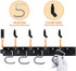 Garage Tool Organizer Wall Mount, 64 Inch Adjustable Storage System, Garden Tool Organizer for Garage Wall Organizer, Heavy Duty Tool Hangers for Garage Wall to Storage Rake, Broom and Yard Tool
