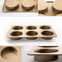 Hamburger Bun Pan, Nonstick Hamburger Bread Forms 4 Inch Cake Pan Mini Round Disc Pan for Baking Burger Buns English Muffin Whoopie Pies Muffin Top