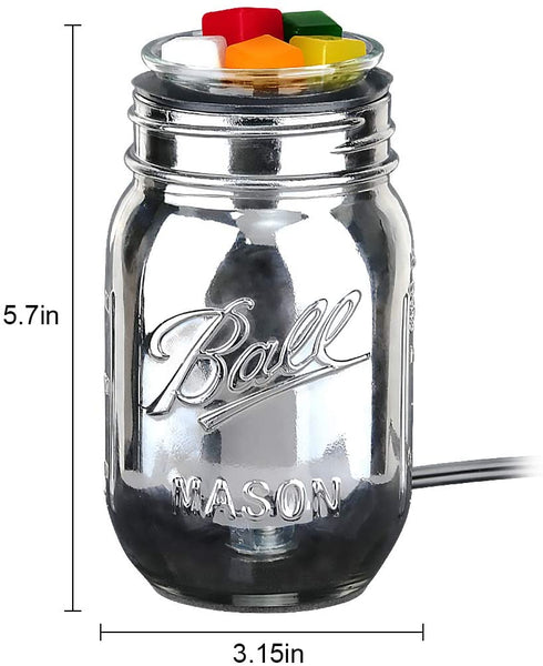 Hituiter Pluggable Fragrance Warmer- Decorative Plug-in for Warming Scented Candle Wax Melts and Tarts or Essential Oils (Black)