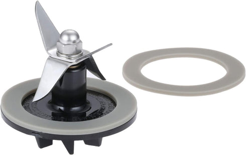 SPB-456-2 Blender Cutting Assembly with 2 Rubber Sealing Gasket, Replacement for Cuisinart Blenders Models BFP703 BFP-703 BFP703B BFP-703CH SPB7 SPB-7BK CB8 CB9 BFP-703 CBT-500 SB5600 CB600 BFP-10CH