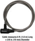 Master Lock 8154DPF Cable Lock with Key, 1 Pack