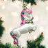Old World Christmas Glass Blown Ornament Prancing Unicorn
