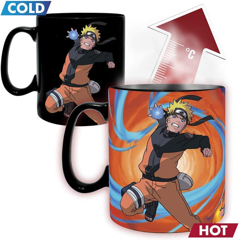ABYstyle - Naruto Mugs (Naruto & Sasuke Magic Mug Set)