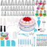 Cake Decorating Supplies Kit,310 PCS Baking Supplies Set with Icing Piping Tips & Russian Nozzles with Pattern Chart,Piping Bags,Mother™s Day Gift