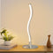 DLLT Spiral Design LED Table Lamp, Modern Desk Lamp Warm White 3000K Bedside Lamps of Metal Base, 1.52m Cable 6W 350LM Nightstand Lamps for Bedroom, Office, Living Room, Home Decor