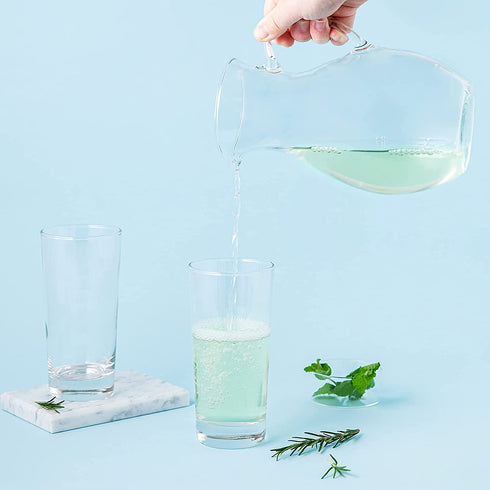GoodGlassware Highball Glasses (Set of 4) 13.5 oz - Tall Drinking Glass with Heavy Base - for Water, Juice, Cocktails, and Beverages - Dishwasher Safe, Perfect for Kitchen & Bar
