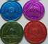 SET of 12 Recovery AA Medallion / Coins BSP 24hr-11mo Commemorative