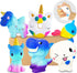 Squishies, 6 Pack Slow Rising Jumbo Squishy Toys for Kids, Unicorn Horse, Cat, Dinosaur, Shark, Donut Animals Squishies, Sensory Fidget Toys Set for Kids Party Favors Stress Relief Toys