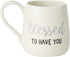 Enesco Our Name Is Mud Engraved Godmother Mug