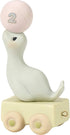 Precious Moments, God Bless You On Your Birthday, Birthday Train Age 2, Bisque Porcelain Figurine, 142022