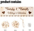 Yeekea Family & Friends Birthday Celebration Reminder Decorative Signs Plaques Anniversary Wall Hanging Calendar
