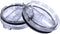 2 Replacement Lids for Stainless Steel Tumbler Travel Cup - Fits OF Inner diameter 3.7 to 3.74 INCH Yeti Rambler and others (Transparent) (30 OZ)