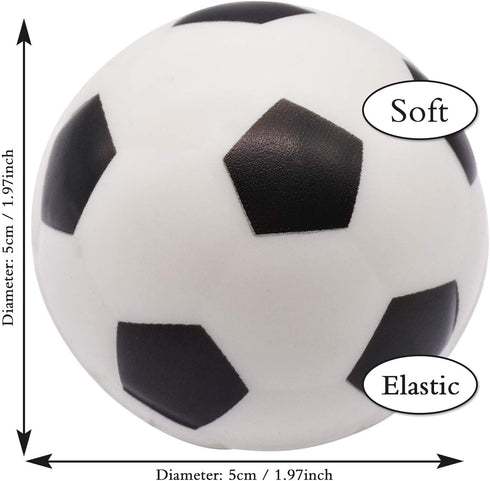 36 Pack Mini Stress Balls Squishy Soccer Ball 2 Inch Stress Anxiety Relief Squeeze Ball for School Carnival Reward Party Bag Gift Fillers Ports Theme Party Favor Toys Birthday Party Football Game
