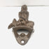 Retro Mermaid Cast Iron Beer Bottle Opener Wall Mounted Nautical Beautiful Woman Style for Beach Party Gifts