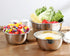 Besli 3-Piece 18/8 304 Stainless Steel Mixing Bowls,Set includes 2,4,8 Quart,Ideal for Cooking, Baking, Prepping,Serving