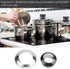 Yosoo 5Pcs Pot Pan Lids Knob Lifting Handle,Heat-Resistant Home Kitchen Cookware Replacement Parts,Bakelite Metal Black Silver