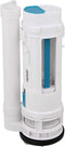 BQLZR White Toilet Cistern Dual Flush Push Button Valve 25cm Height Fit for Drain Diameter 65-75mm (See Video)