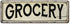 Grocery Sign Farmhouse Decor Country Decorations Wood Look Signs Wall Art Tin Plaque 6 x 18 High Gloss Metal 206180028188