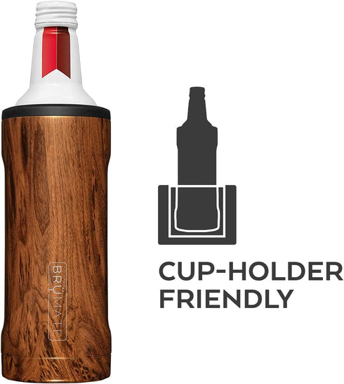 Br¼Mate Hopsulator Twist Double-Walled Stainless Steel Insulated Can Cooler for 16oz Aluminum Bottles (Rose Gold)