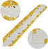 Granbey Bees Table Runners Yellow Honey Bee Daisy Flower Honeycomb Farmhouse Decorations Table Runner for Home Kitchen Dinner Party Or Indoor and Outdoo Decor 13x70 Inches Long