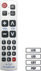 LuckyStar Big Button Universal Remote Control A-TV2, Initial Setting for Lg, Vizio, Sharp, Zenith, Panasonic, Philips, RCA - Put Battery to Work, No Program Needed