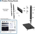 BONTEC Swivel Table Top TV Stand for 26-55 LED OLED LCD Plasma Flat Curved Screens Height Adjustable Glass Base Max, VESA 400x400mm up to 99lbs