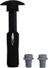 Cork Pops Matte Black Nicholas Collection Soft Touch Silicone Vacuum Wine Saver Set