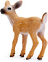 RESTCLOUD 12Pcs Deer Figurines Cake Toppers, Deer Toys Figure, Small Woodland Animals Set of 12 Fawn