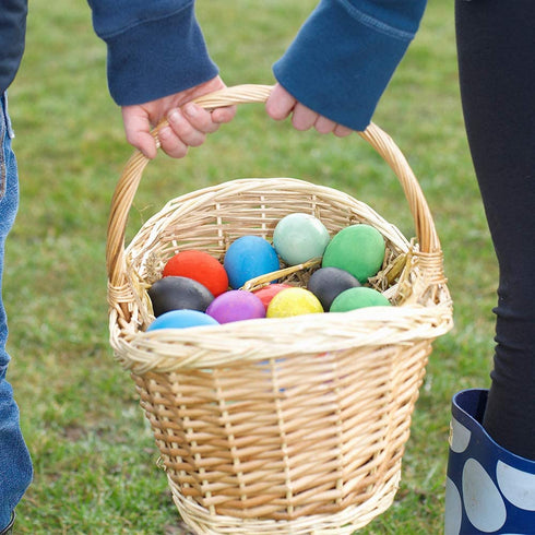 Filled Easter Eggs with Dinosaurs Building Blocks, 12PCS Eggs Toys for Kids,Party Suprise Toys in Basket Filler, Classroom Prize Toys