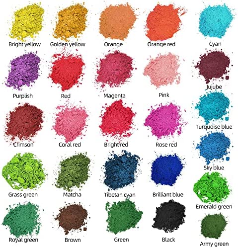 Tie Dye Powder, 26 Colors Dye Packets, Color Powder Packets Bright Fabric Dye, Tie Dye Party Supplies Suitable for Children and Adults?26Pack,10G Per Pack?