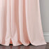 Lush Decor Lydia Curtains Ruffle Window Panel Set for Living, Dining, Bedroom (Pair), 84 in L, Blush