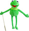 with Detachable Control Wooden Rod Kermit Frog Puppet, The Puppet Movie Show Soft Stuffed Plush Toy