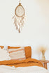 Dream Catcher for Bedroom Decoration Boho Style Dreamcatcher Hand Crafted Bohemian Decor Item Teardrop Shape Weddings Crochet Hippie Gypsy Style Wall Hanging Hand Made Ornament 9.5" x 32"