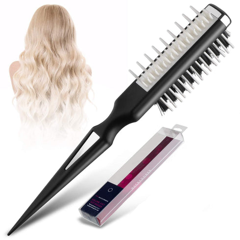 Hair Style Comb, Portable Hair Styling Comb, Hair Shark Comb Instant, Multifuncional tease Combing Brush with Shark Back Two-sided Design Instant Hair Volumizer for Hairdressing Women Men