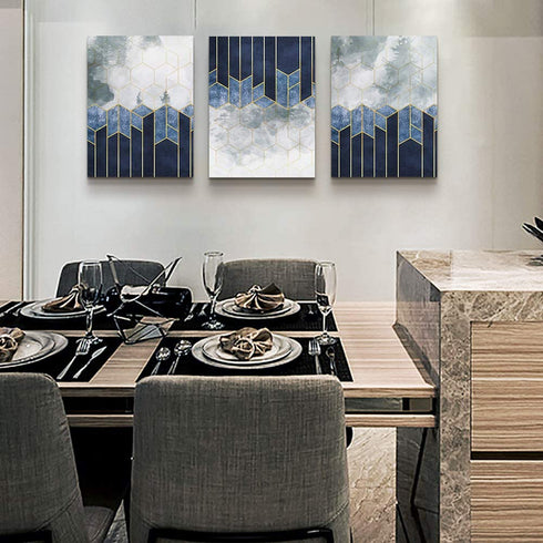 Family Wall Decor Living Room Modern Wall Decorations For Bedroom Canvas Wall Art For Office Black And White Abstract Art Paintings Geometric Canvas Art Kitchen Hang Pictures Artwork Home Decoration