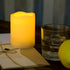 Outdoor Waterproof Battery Operated Flameless LED Pillar Candles with Remote Timer Flickering Electric Plastic Resin Decorative Lights for Xmas Christmas Wedding Party Decorations Gifts Supplies 3 PCS