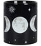 Mug - Ceramic Tea/Coffee - Triple Moon Mug - Black Gothic Wicca Witchcraft Pagan Mug