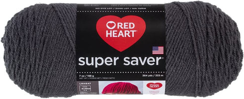 RED HEART Super Saver yarn, Solid - Charcoal