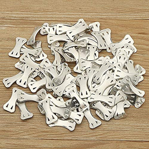 COMFORT Pack of 70 Clips-Replacement Metal | Aluminum Bandage Clips for Bandages,Compression Bandages,Elastic Crepe Bandages,Cotton Bandages for Secure Fastener Bandage Metal Clips