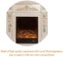 LXYUUM Wood Carved Long Onlay Applique Unpainted Frame Wood Appliques and Onlays for Furniture (04, 40x11cm/15.75x4.33inch)