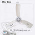 Portable Ceiling Fan Mini USB Tent Fans for Camping, Outdoor Hanging Gazebo Tents Ceiling Canopy Fan DC 5V Compatible Battery Power