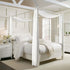 RYB HOME White Sheer Curtains for Canopy Bed, Living Room Decor as Ceiling Drapes Window Scarf Table Runner Outdoor Curtains for Wedding Arch Backdrop, Wide 60 in x Long 216 in per Panel, 2 Pieces