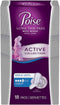 Poise Ultra Thin Pads with Wings Active Collection (Moderate - 18 Pads)