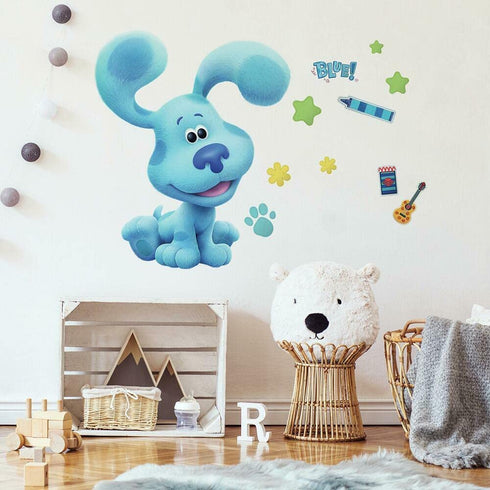RoomMates RMK4882GM Blue's Clues Giant Peel and Stick Wall Decals