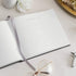 Global Printed Products Funeral Guest Book 9"x7" - FGB-BLK