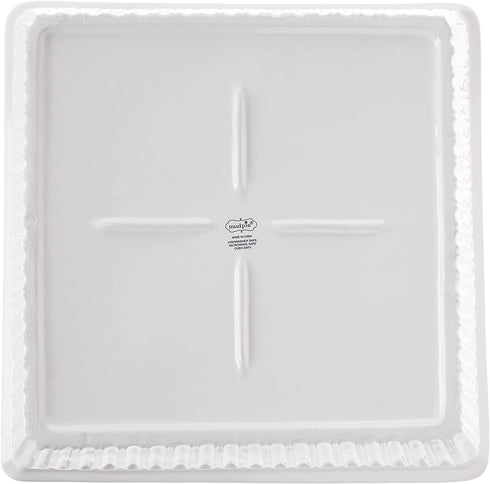 Mud Pie Fudge Baker with Towel Set, 2 1/2" x 10" x 10" 26" x 16 1/2" | Spatula 6"