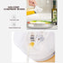 Auto Flip Olive Oil Dispenser Bottle,20 OZ Leakproof Condiment Container With Automatic Cap and Stopper,Non-Drip Spout,Non-Slip Handle for Kitchen Cooking ( 2 Pack White+ Brown)